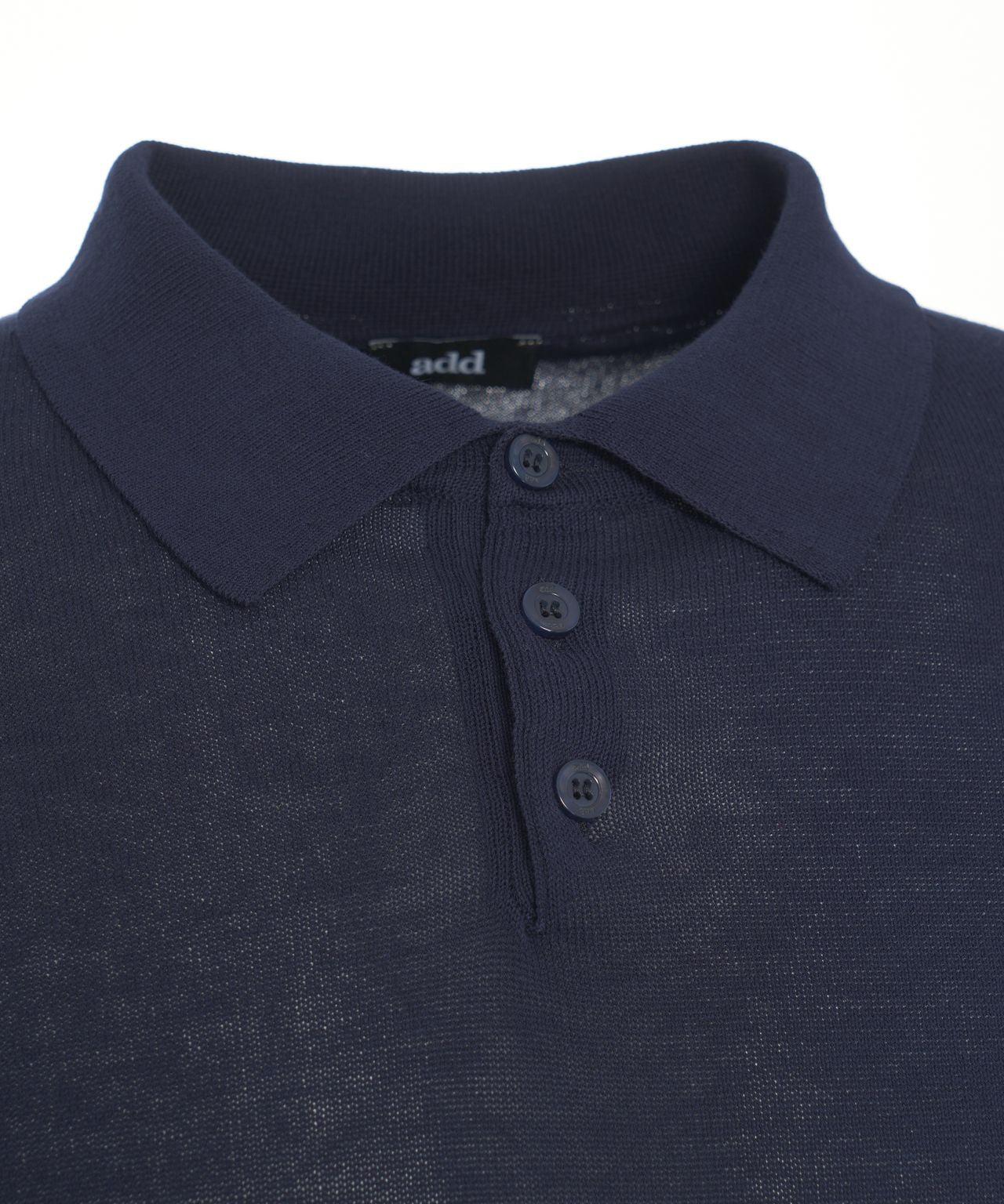 Knit polo shirt Product Image