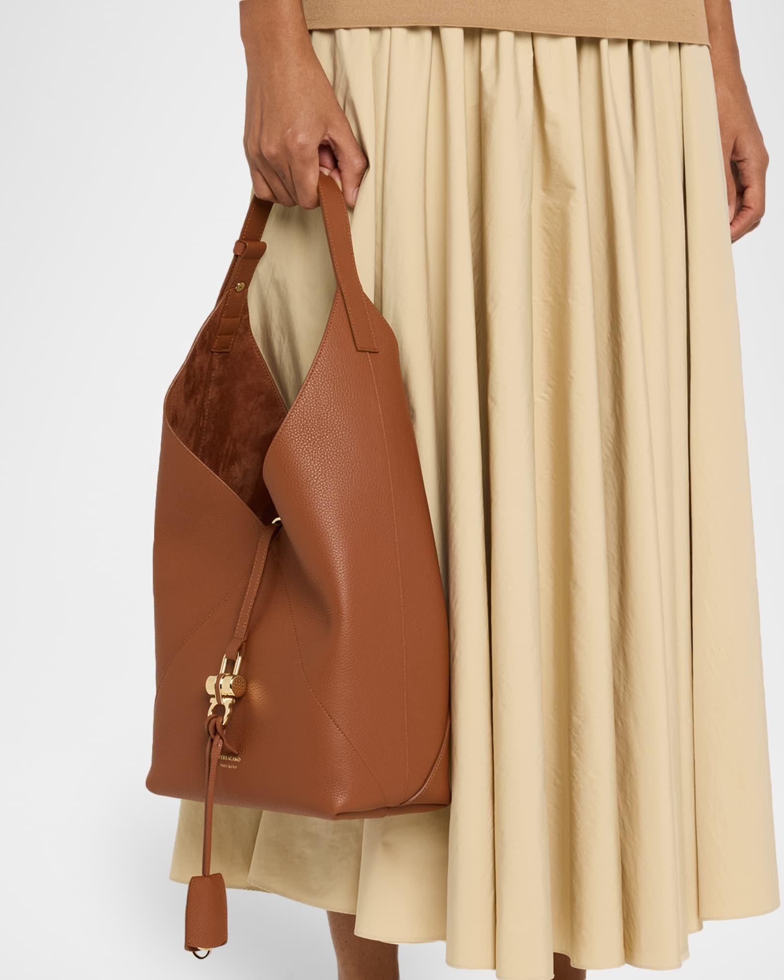 Origami Leather Hobo Bag Product Image