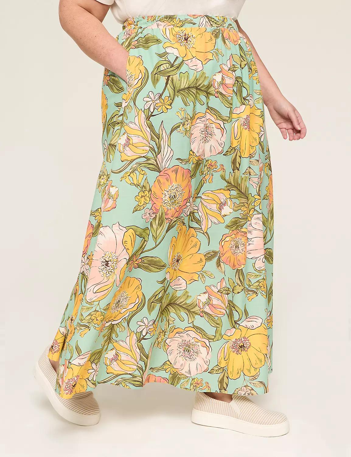 Printed Maxi Skirt Product Image