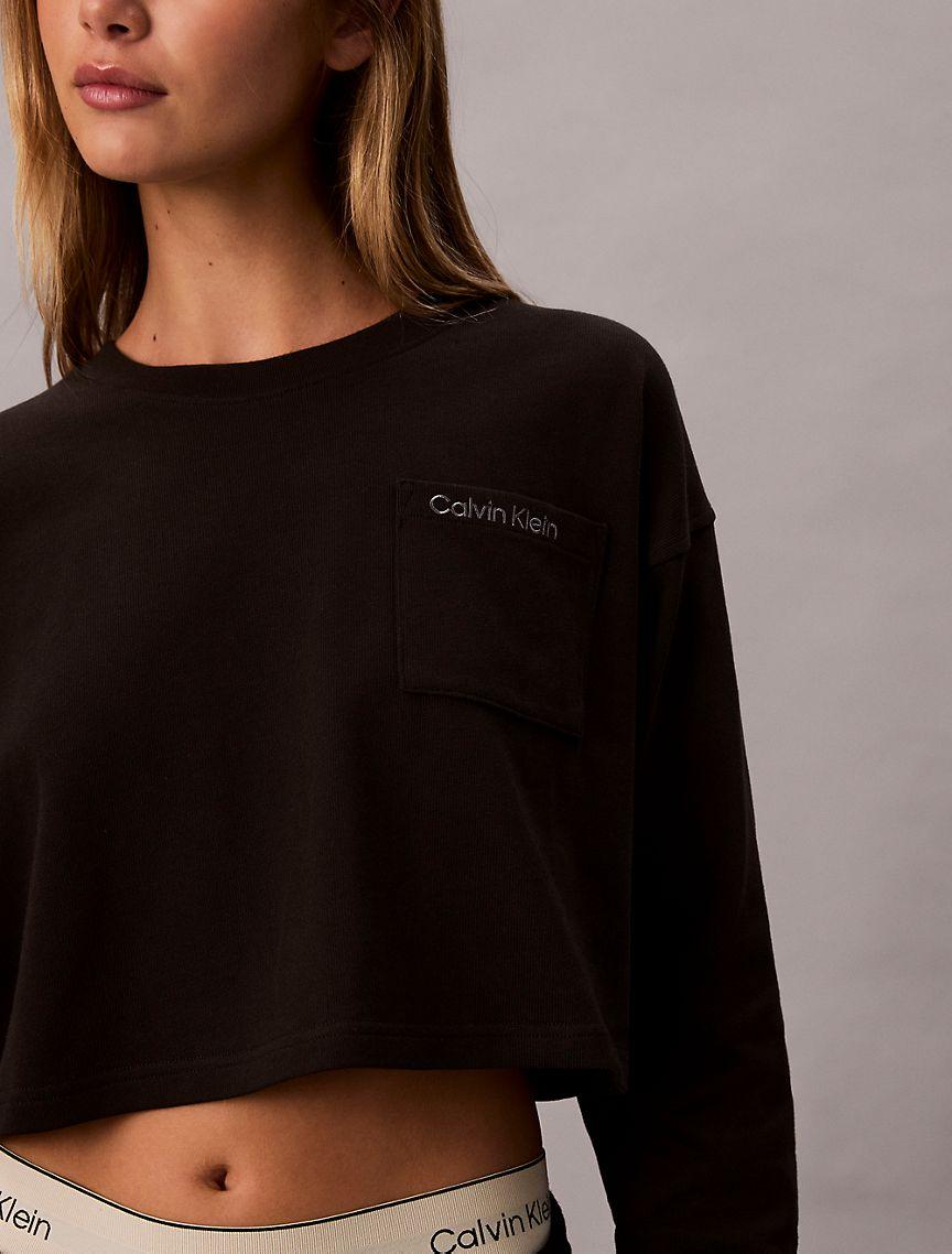 Logo Cotton Jersey Cropped Tee Product Image