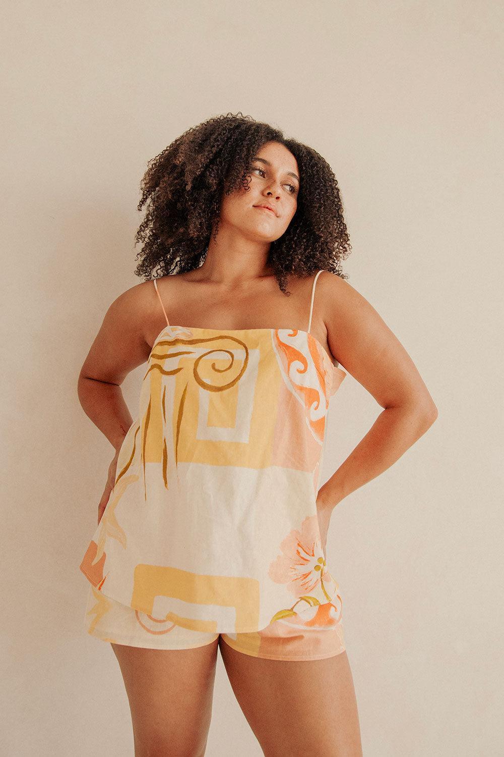 Adiamo Playsuit - Thalassa Rust Product Image