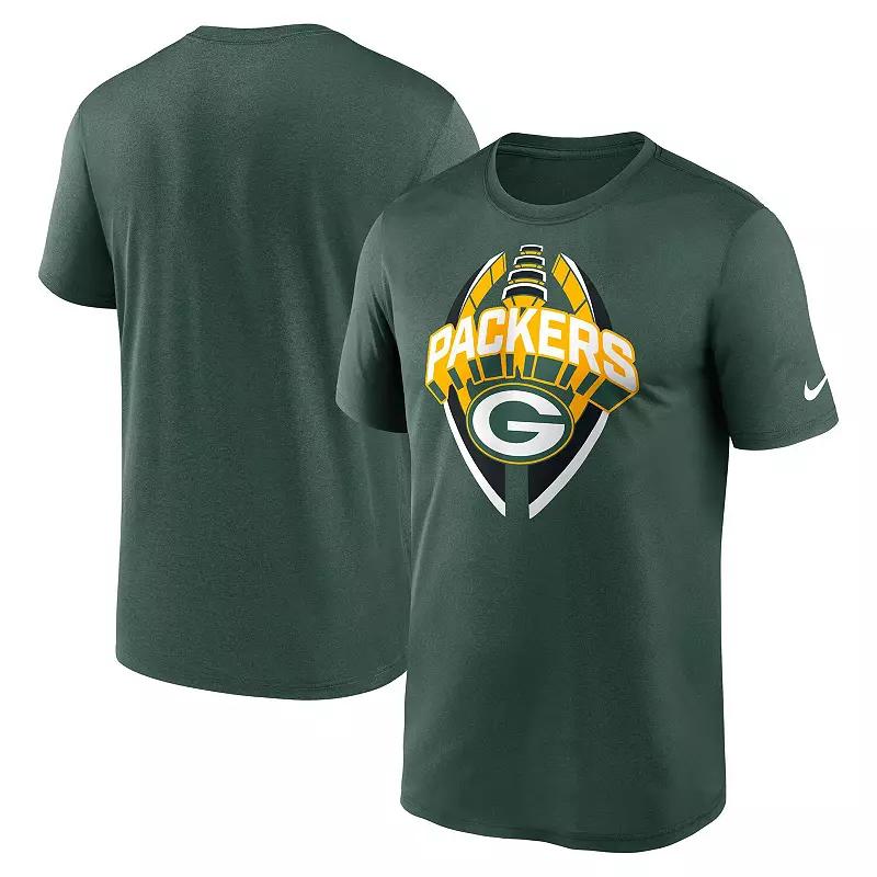 Men's Nike Green Green Bay Packers Legend Icon Performance T-Shirt,  Product Image