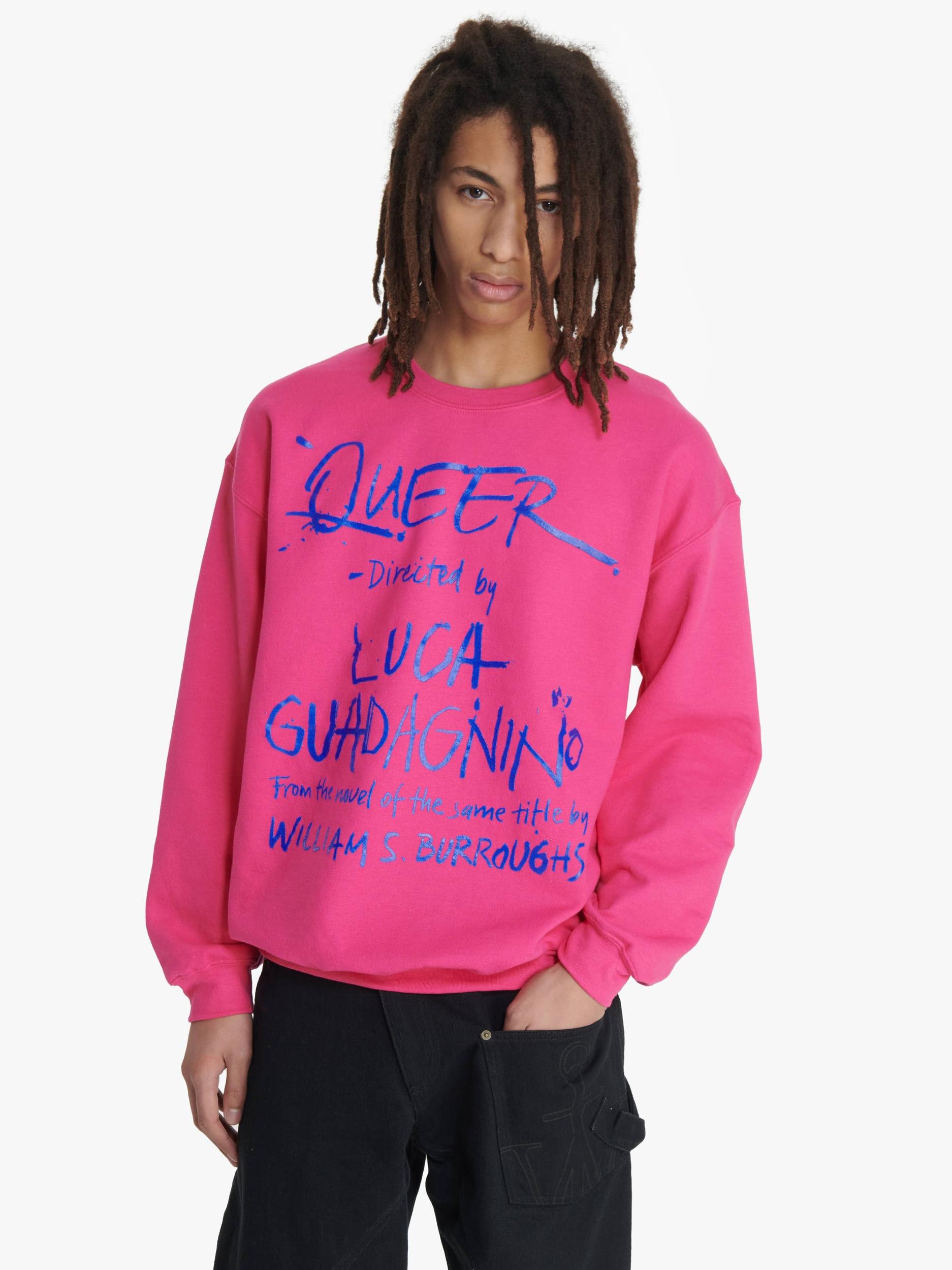 JW ANDERSON X QUEER SWEATSHIRT WITH TEXT PRINT Product Image