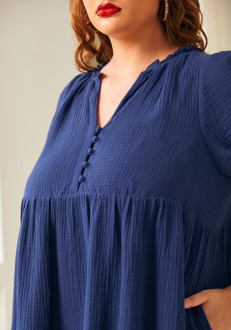 Sunshine Serenade Babydoll Dress Product Image