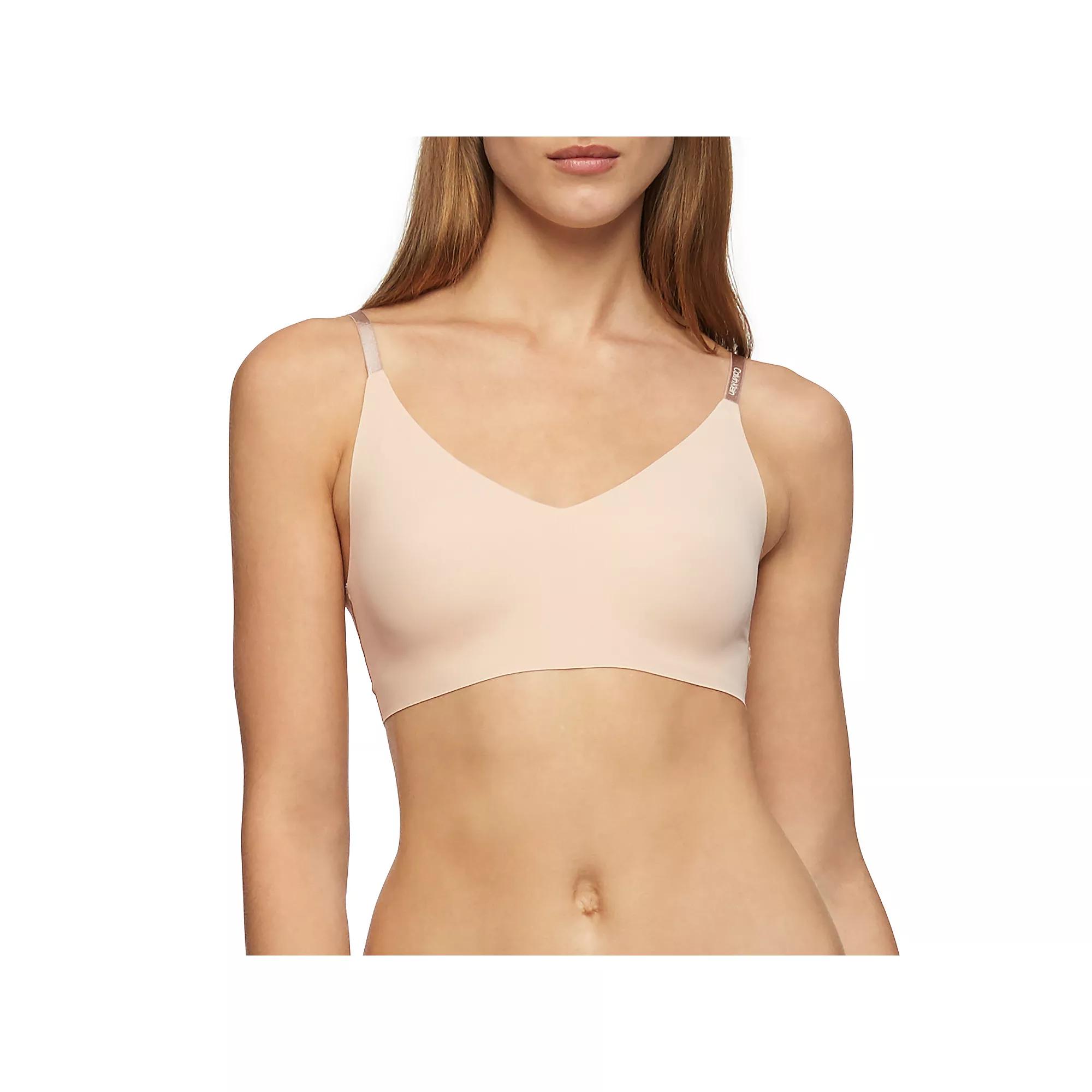 Calvin Klein Invisibles Comfort Lightly Lined Triangle Bralette QF5753, Women's,  Product Image