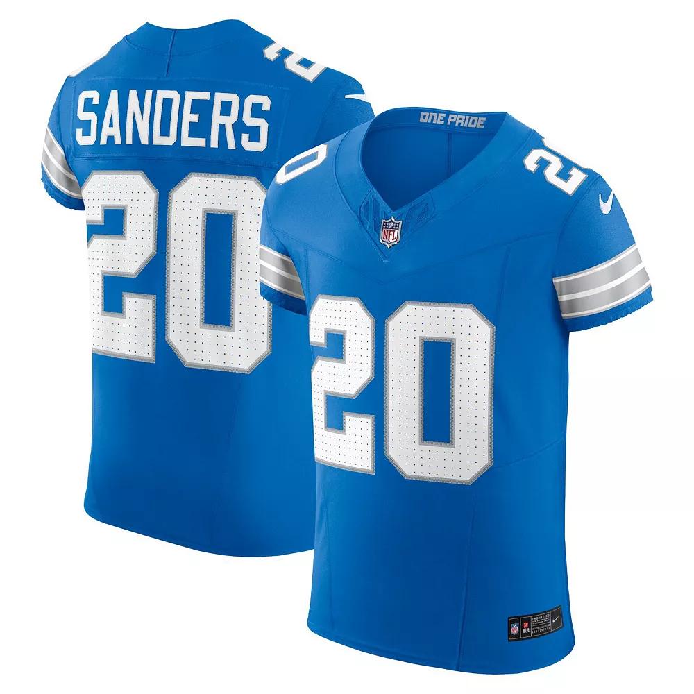 Men's Nike Barry Sanders Blue Detroit Lions Retired Player Vapor F.U.S.E. Elite Jersey,  Product Image
