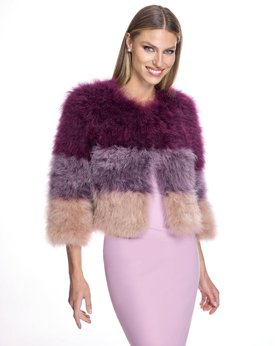 Collarless Feather Bolero Product Image
