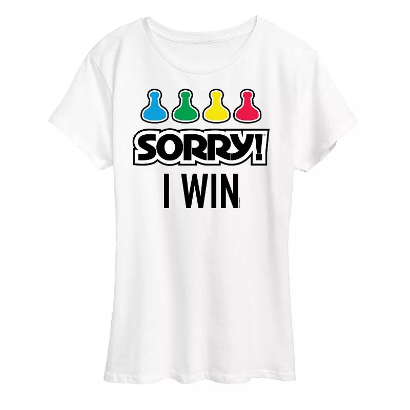 Women's Sorry Sorry I Win Tee Graphic Tee by Hasbro,  Product Image