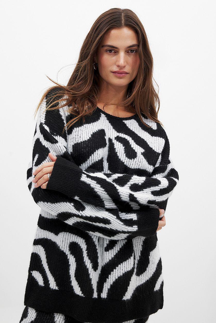 Jacquard Knitted Sweater Product Image