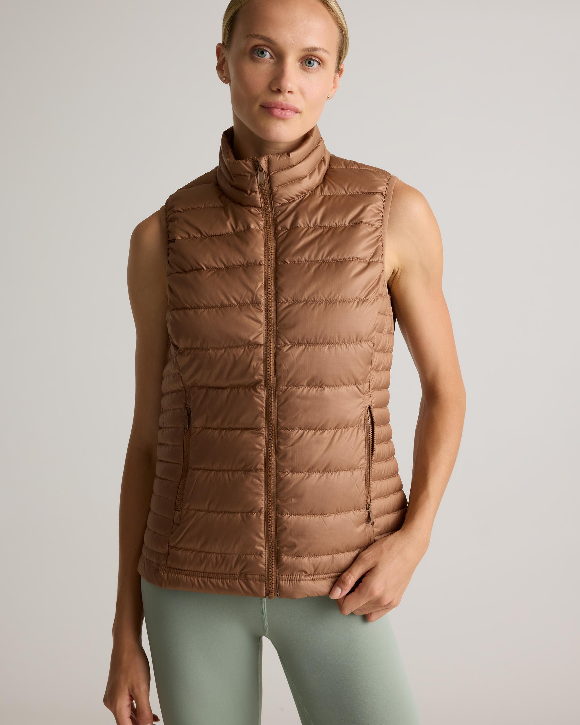 Quince | Women's Lightweight Down Packable Puffer Vest Size XL, Recycled Polyester Product Image