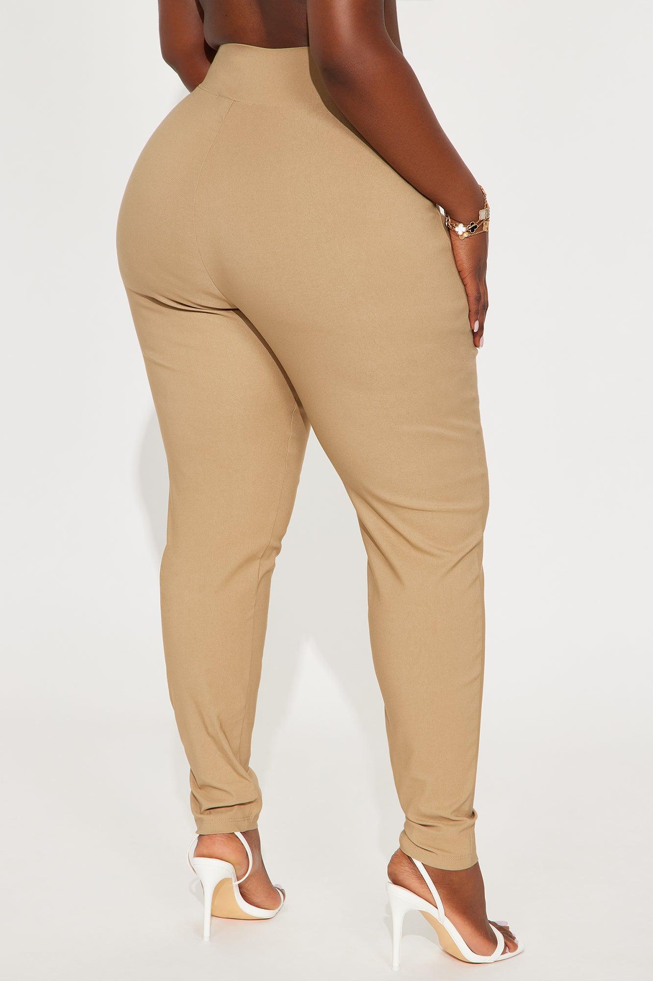 Venetian High Rise Pants - Taupe Female Product Image
