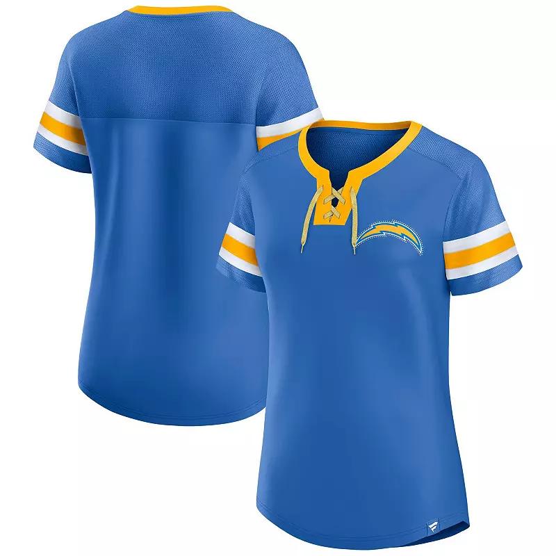 Women's Fanatics Crimson Oklahoma Sooners Iconic Athena Lace-Up T-Shirt,  Product Image