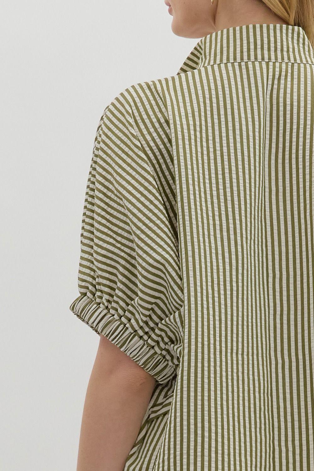 Olivia Stripe Blouse Product Image