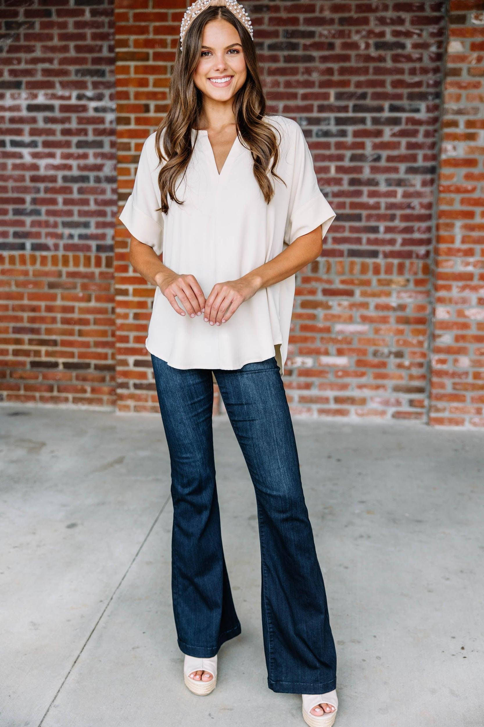 This Is Why Taupe Brown Top Female Product Image