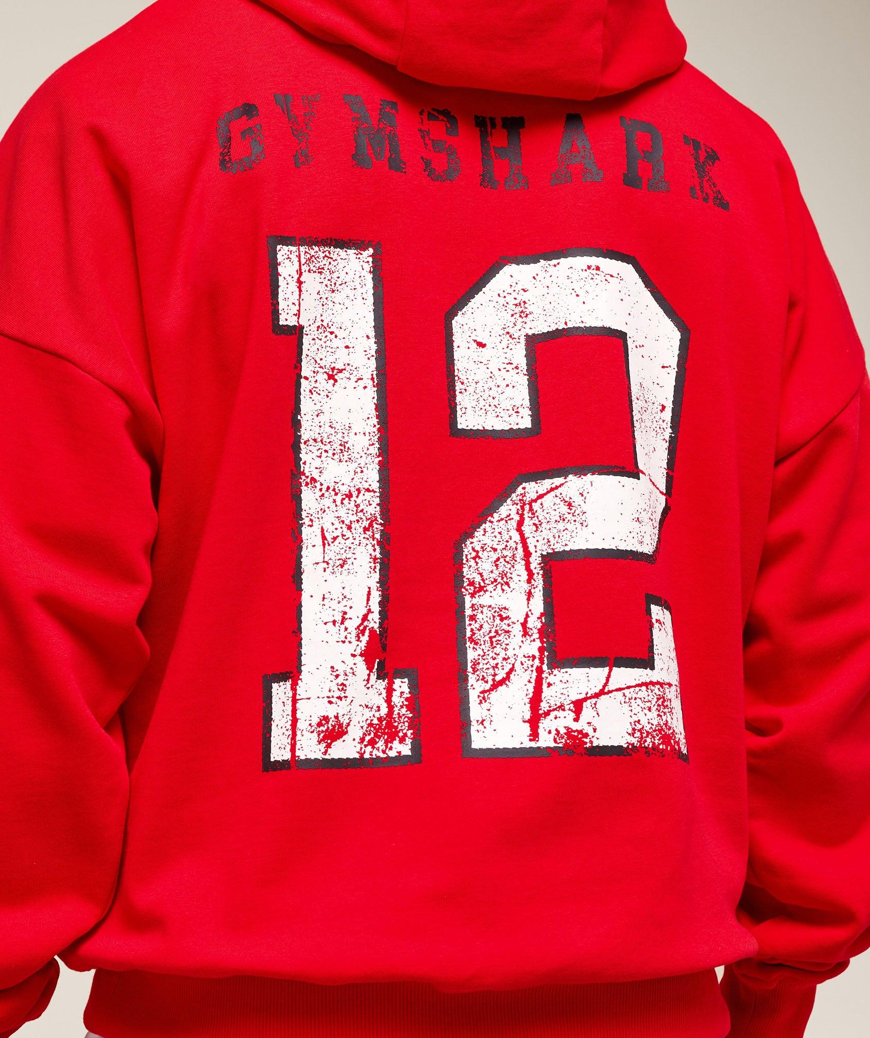 Gymshark Campus Hoodie - Athletic Red Male Product Image