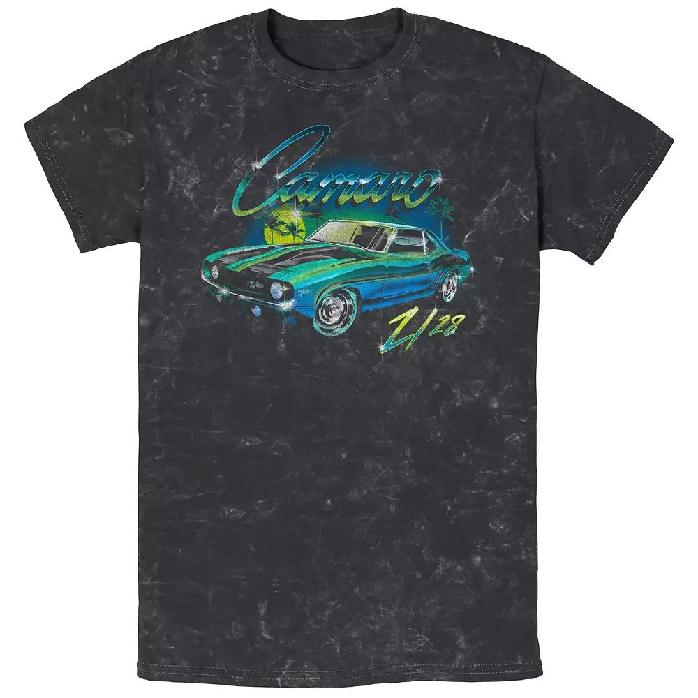 Men's Chevrolet Camaro Mineral Wash Graphic Tee,  Product Image