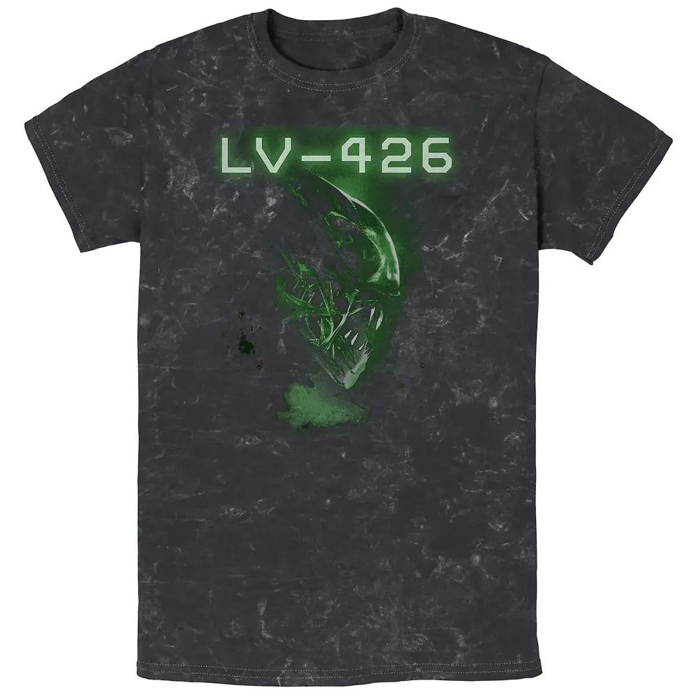 Men's Aliens Level 426 Mineral Wash Graphic Tee,  Product Image