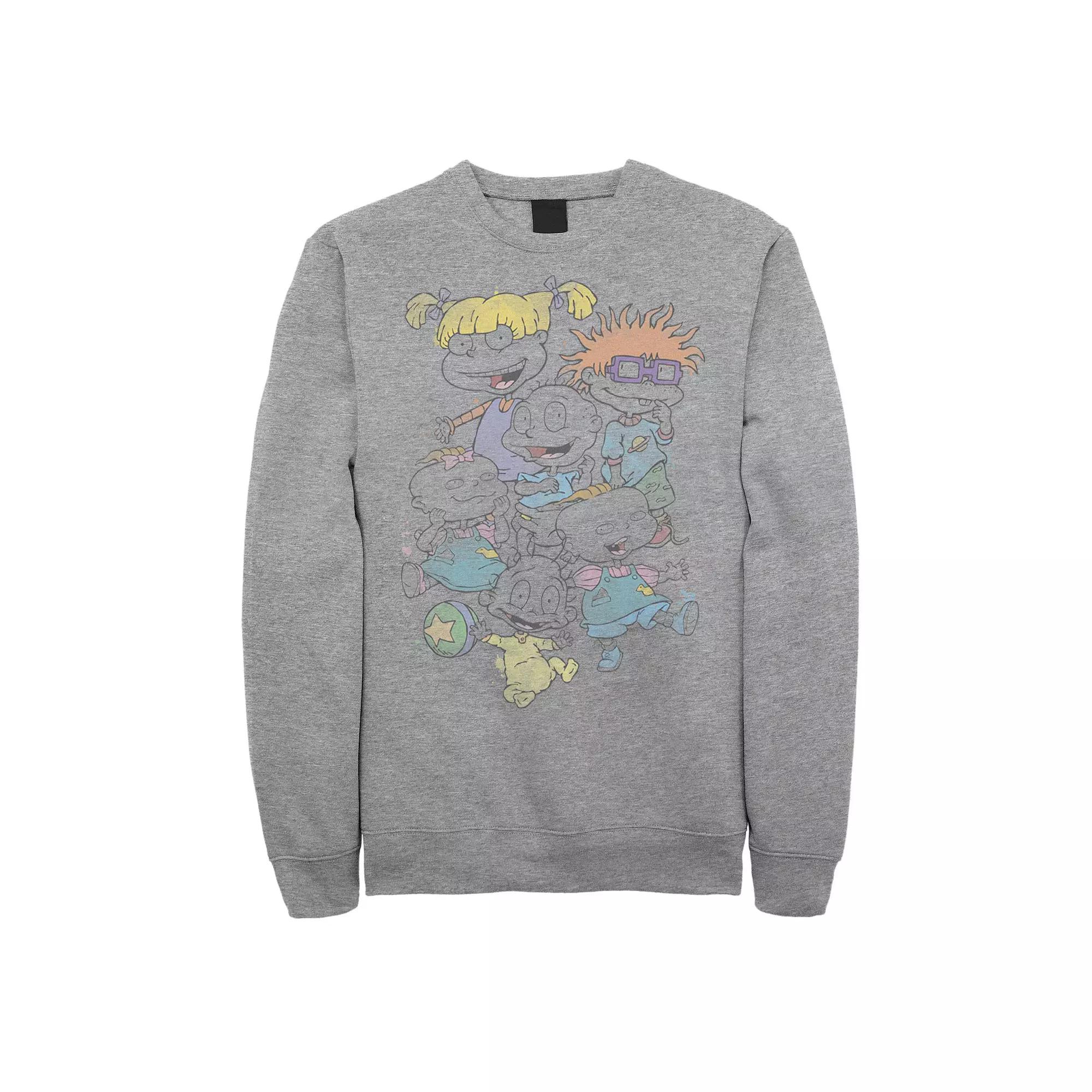 Men's Rugrats Watercolor Group Fleece,  Product Image