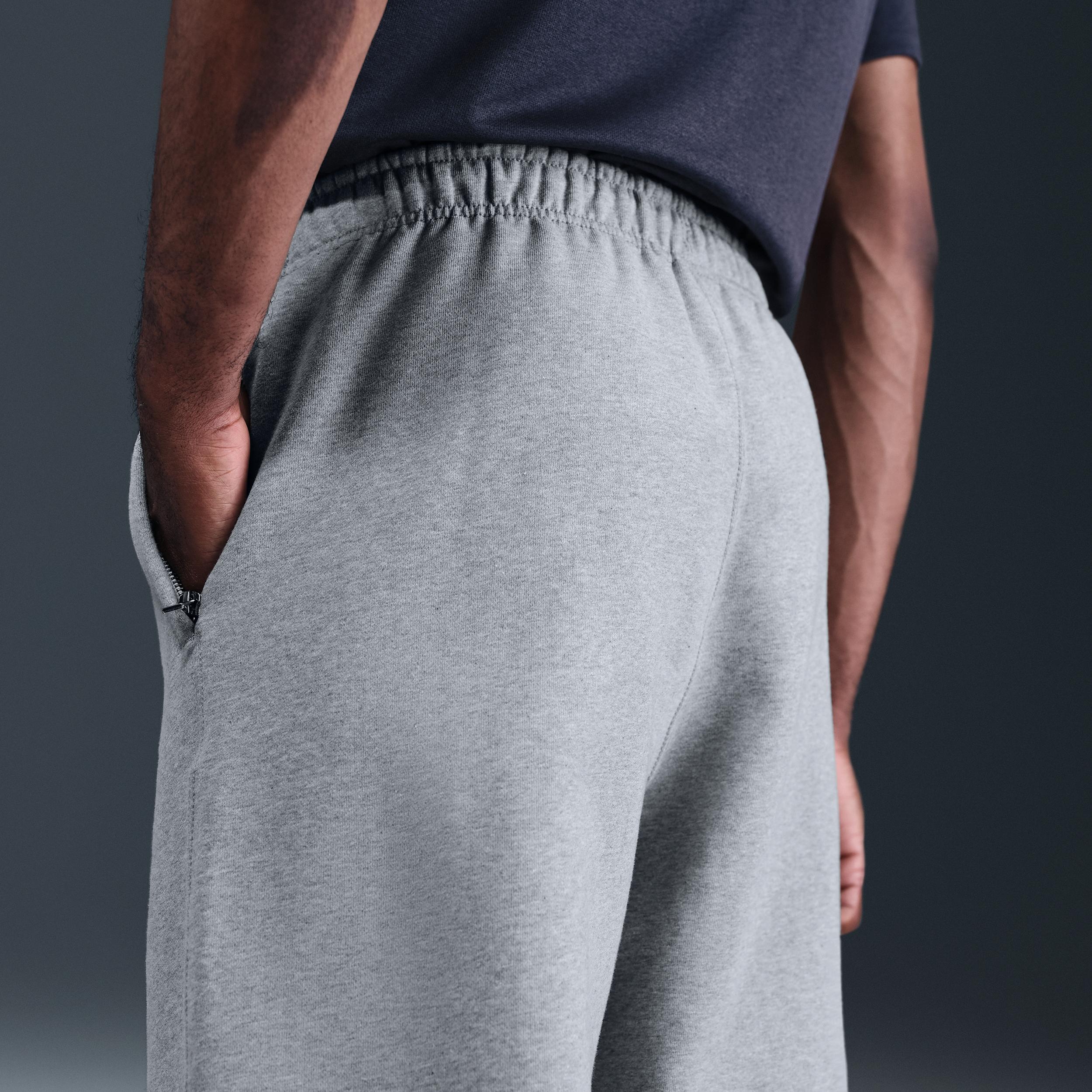 Nike Mens Solo Swoosh Cuffed Fleece Pants | HV1088-063 Product Image