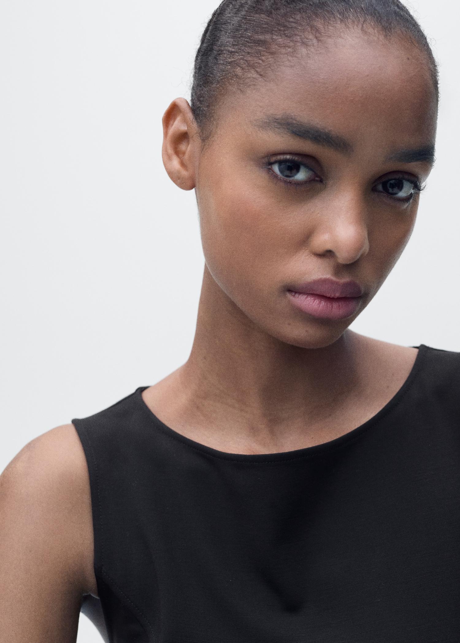 Short combined dress - Women | MANGO USA Product Image