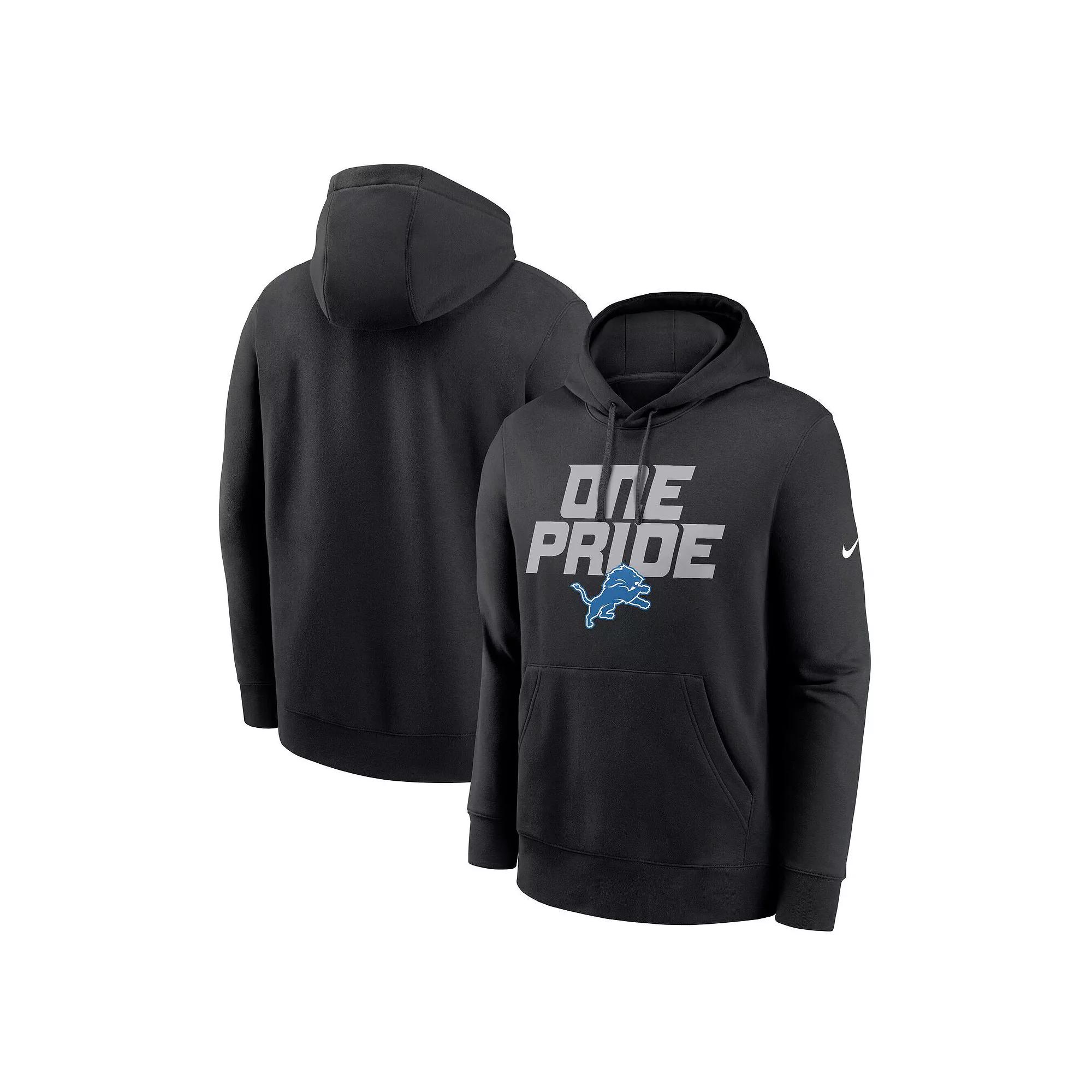 Mens Nike Detroit Lions Hometown Fleece Pullover Hoodie Product Image