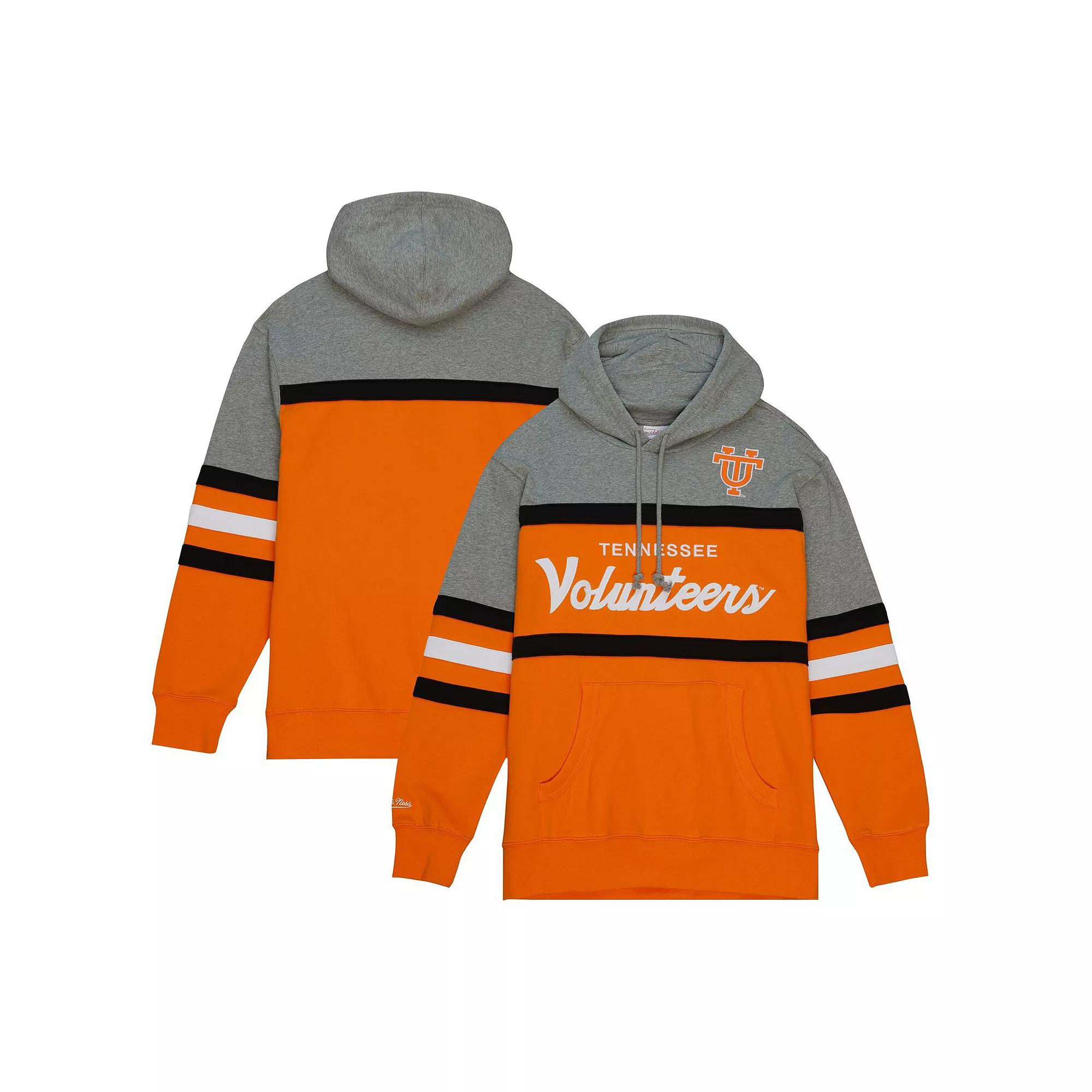 Men's Mitchell & Ness  Orange Tennessee Volunteers Head Coach Pullover Hoodie, Size: Large Product Image