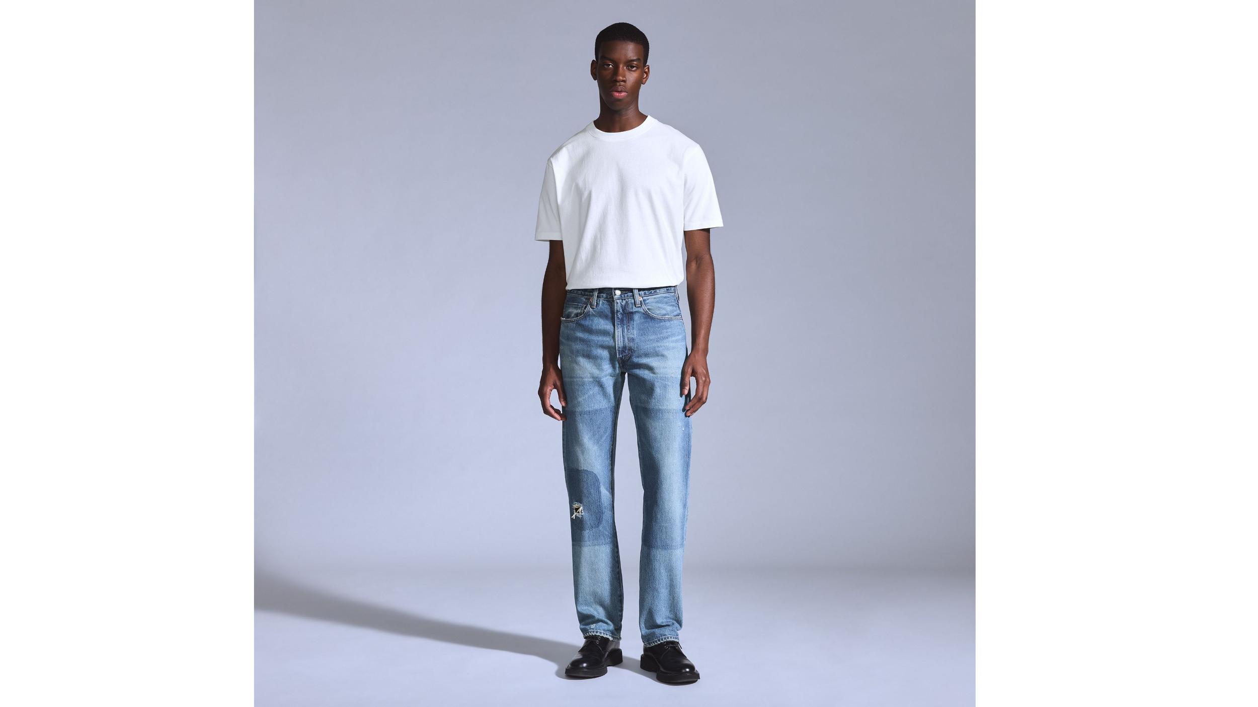 505™ Regular Fit Selvedge Men's Jeans Product Image