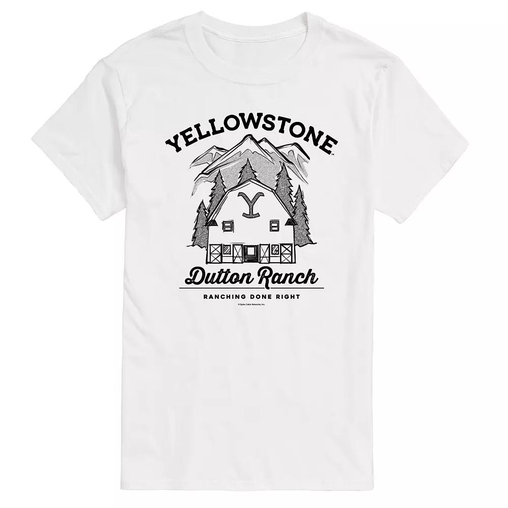 Big & Tall Yellowstone Dutton Ranch Graphic Tee, Men's,  Product Image