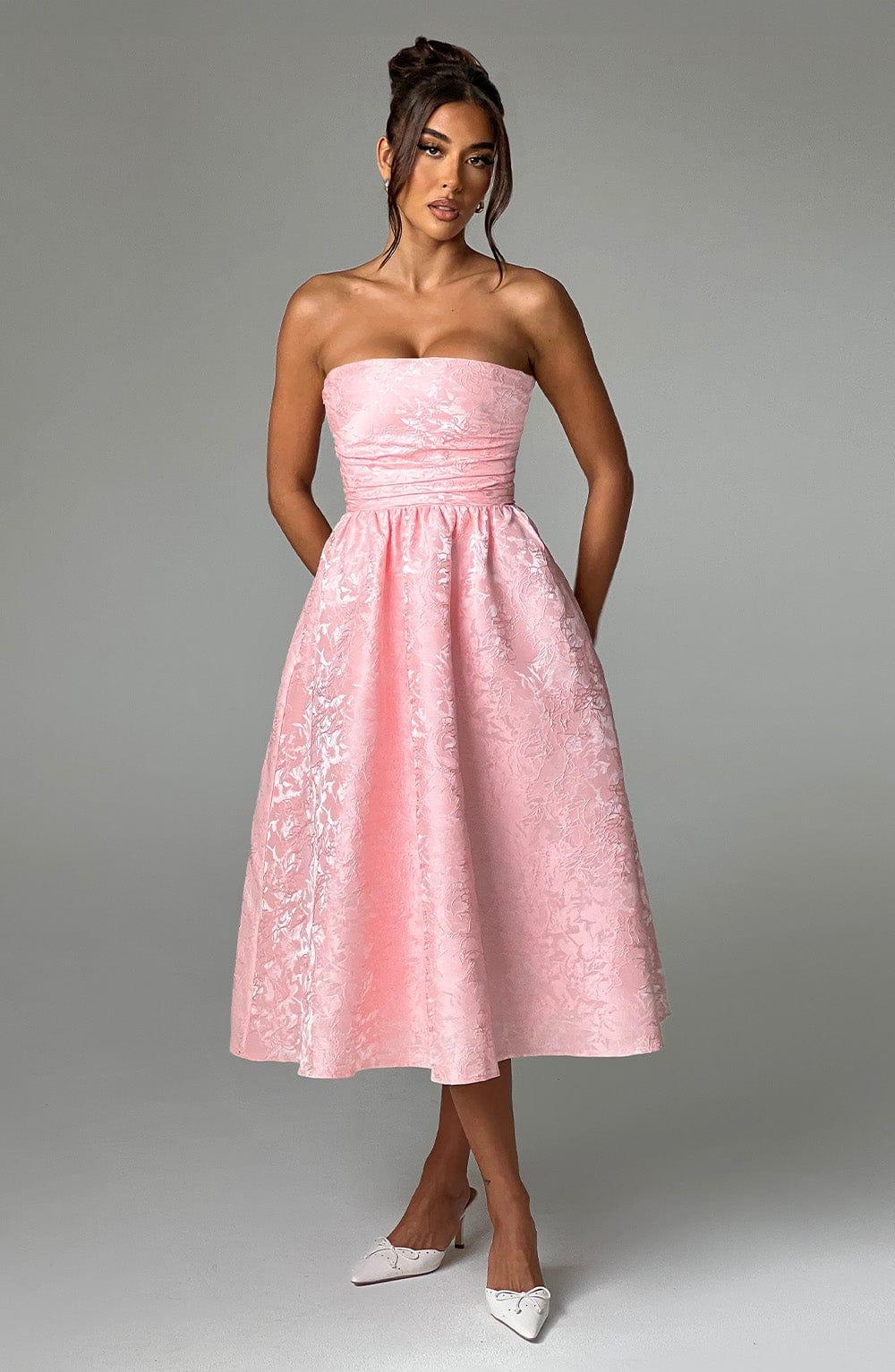 Saoirse Midi Dress - Blush Product Image
