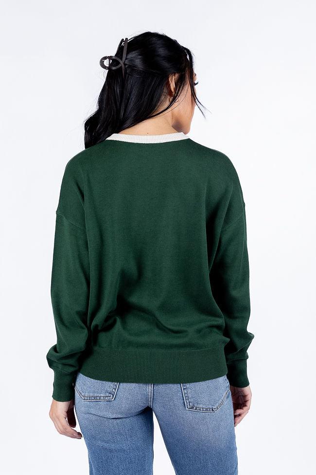 Malibu Golf Club Green Lightweight Sweater FINAL SALE Product Image