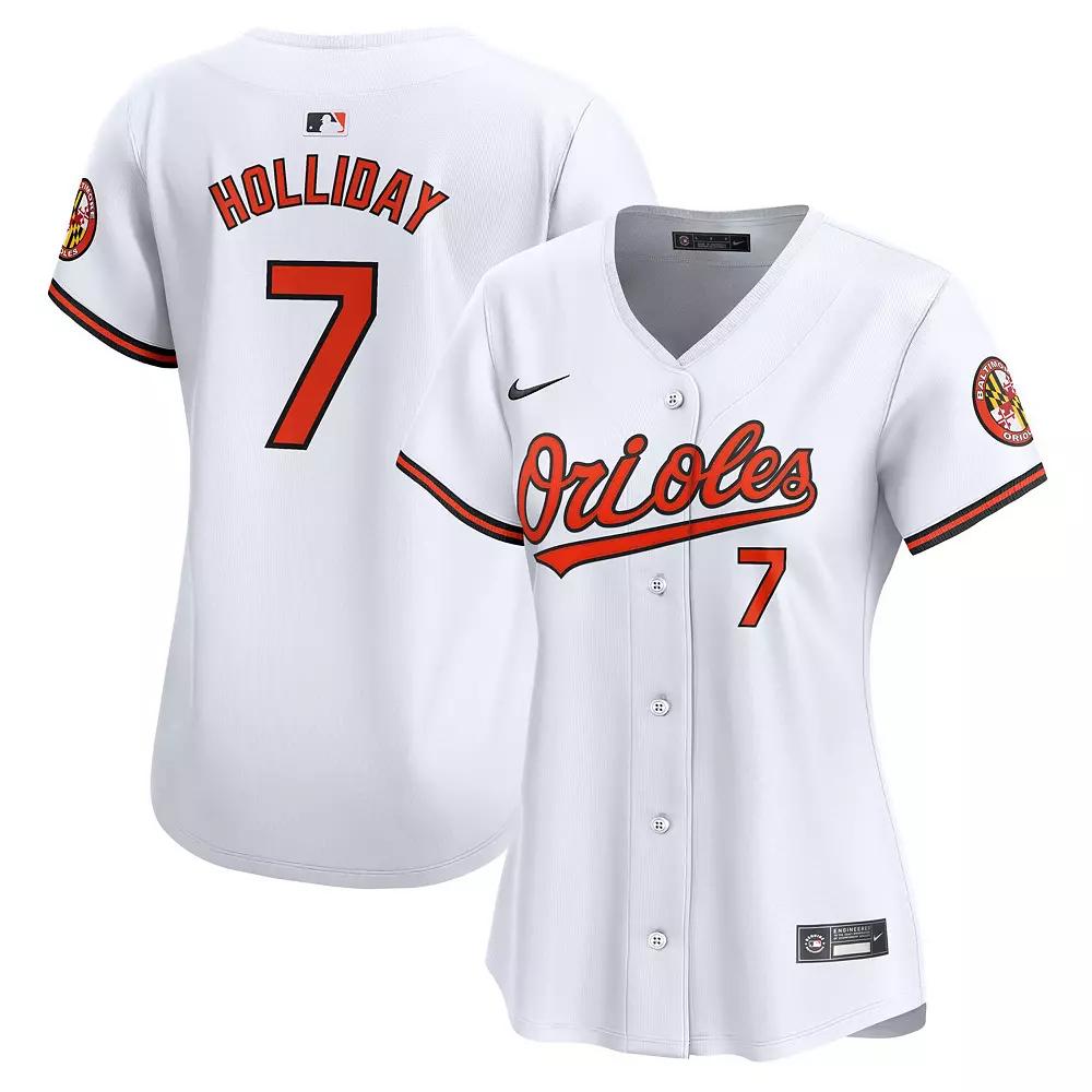 Women's Nike Jackson Holliday White Baltimore Orioles Home Limited Player Jersey, Size: XL Product Image