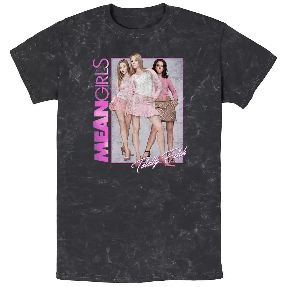 Men's Mean Girls Regina Gretchen Karen Mineral Wash Graphic Tee,  Product Image