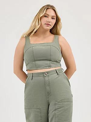 Women's Slim Corset Tank | Women's Tops & Tees | Lee® Product Image