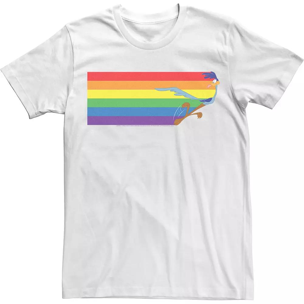 Men's Looney Tunes Pride Road Runner Rainbow Tee,  Product Image