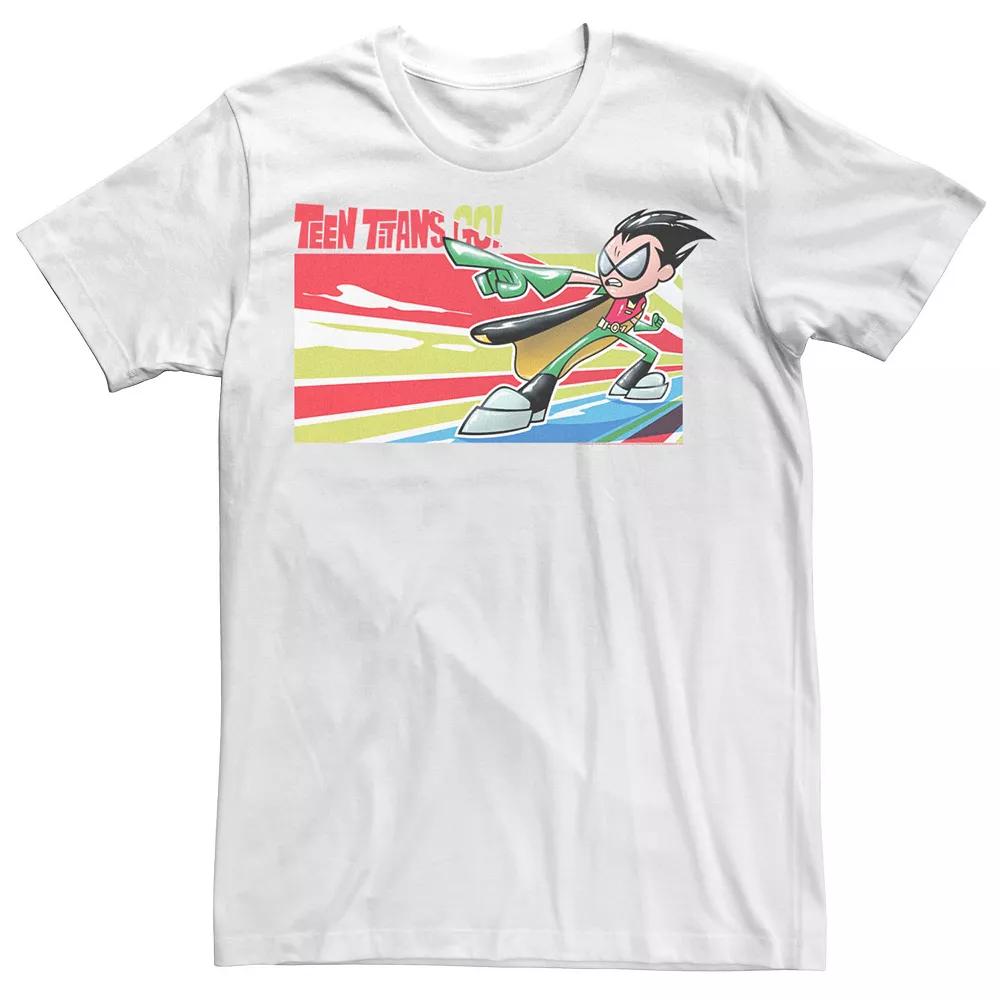 Men's DC Comics Teen Titans Go! Robin Pointing Portrait Tee,  Product Image