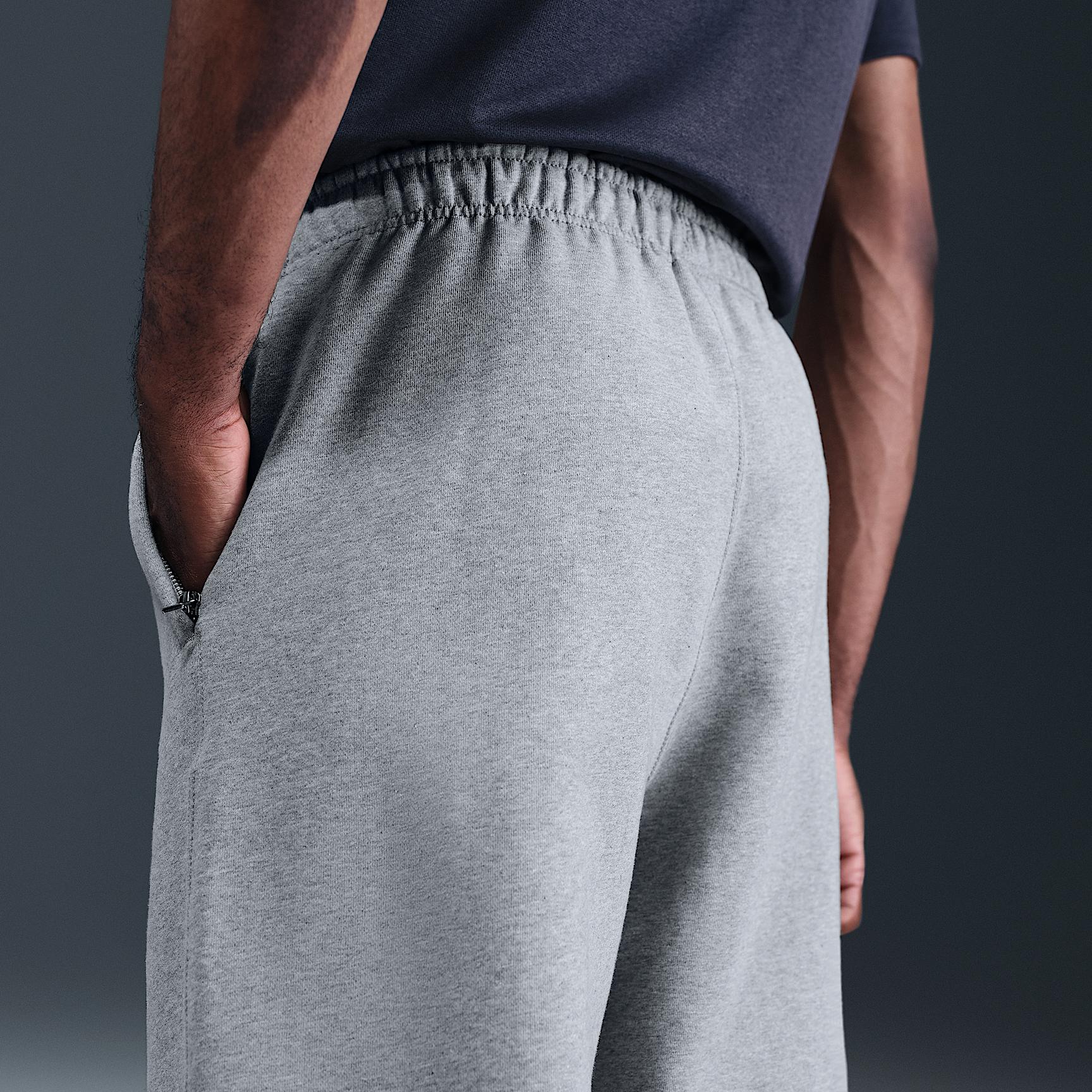 Nike Mens Solo Swoosh Cuffed Fleece Pants | HV1088-063 Product Image