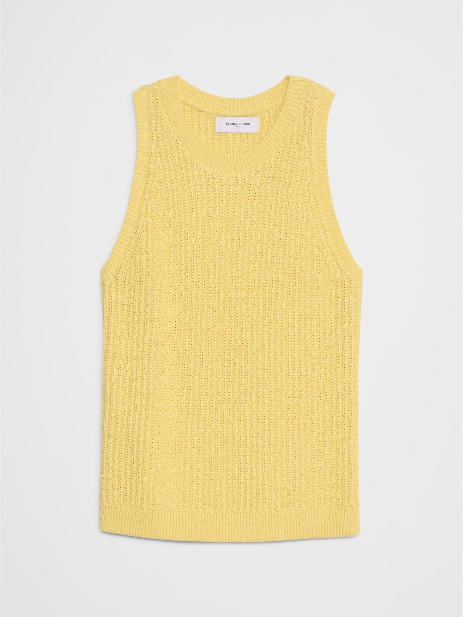 Textured Ribbed Sweater Tank Product Image