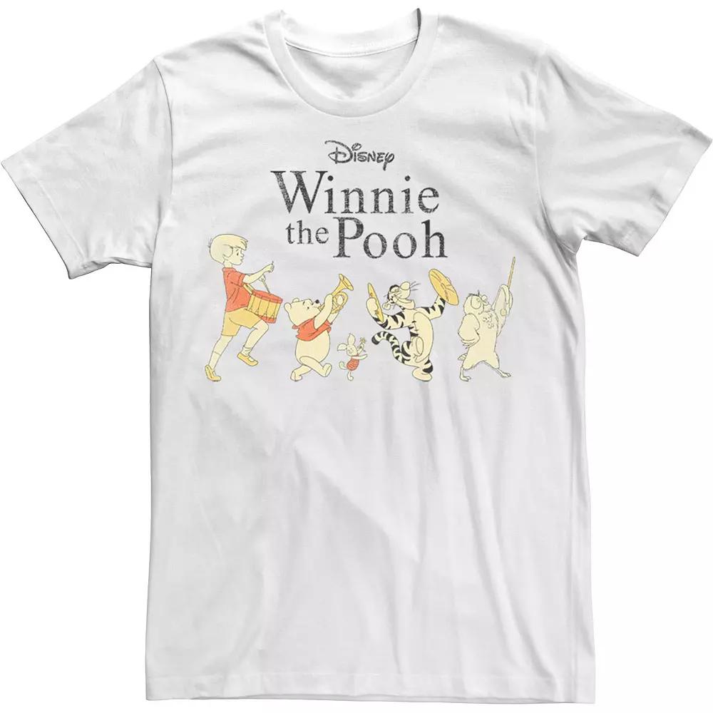 Disney's Winnie The Pooh Character Lineup Men's Tee,  Product Image