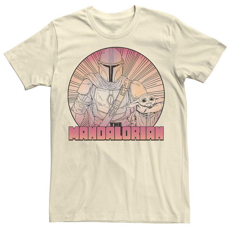 Men's Star Wars The Mandalorian The Child Gradient Line Art Tee,  Product Image