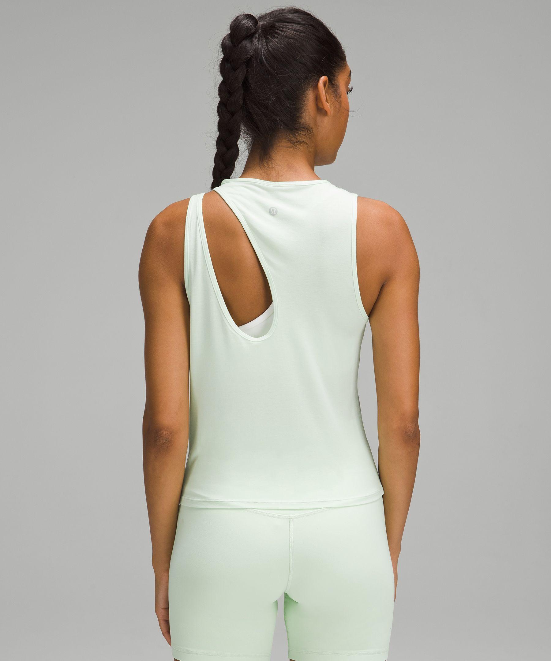 Shoulder Cut-Out Yoga Tank Top Product Image