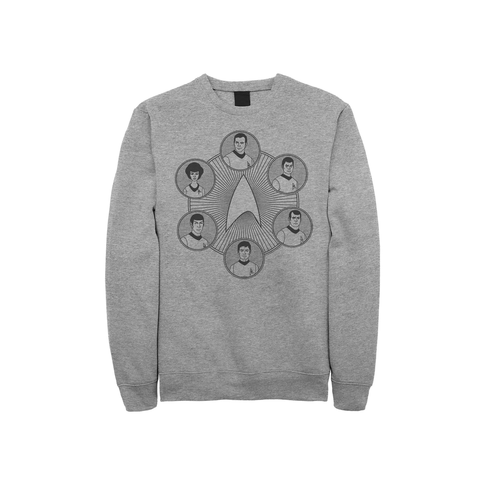 Men's Star Trek Animated Line Art Pull-Over Hoodie,  Product Image