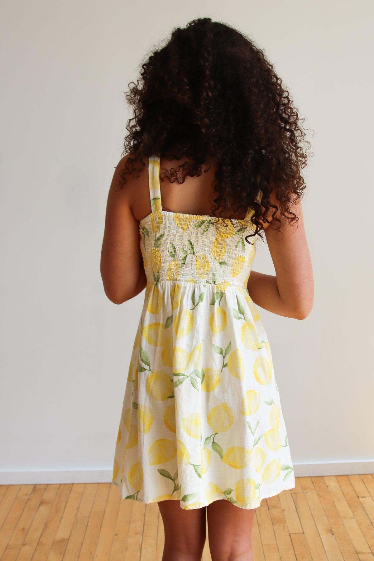 Lemon Mini Dress Product Image