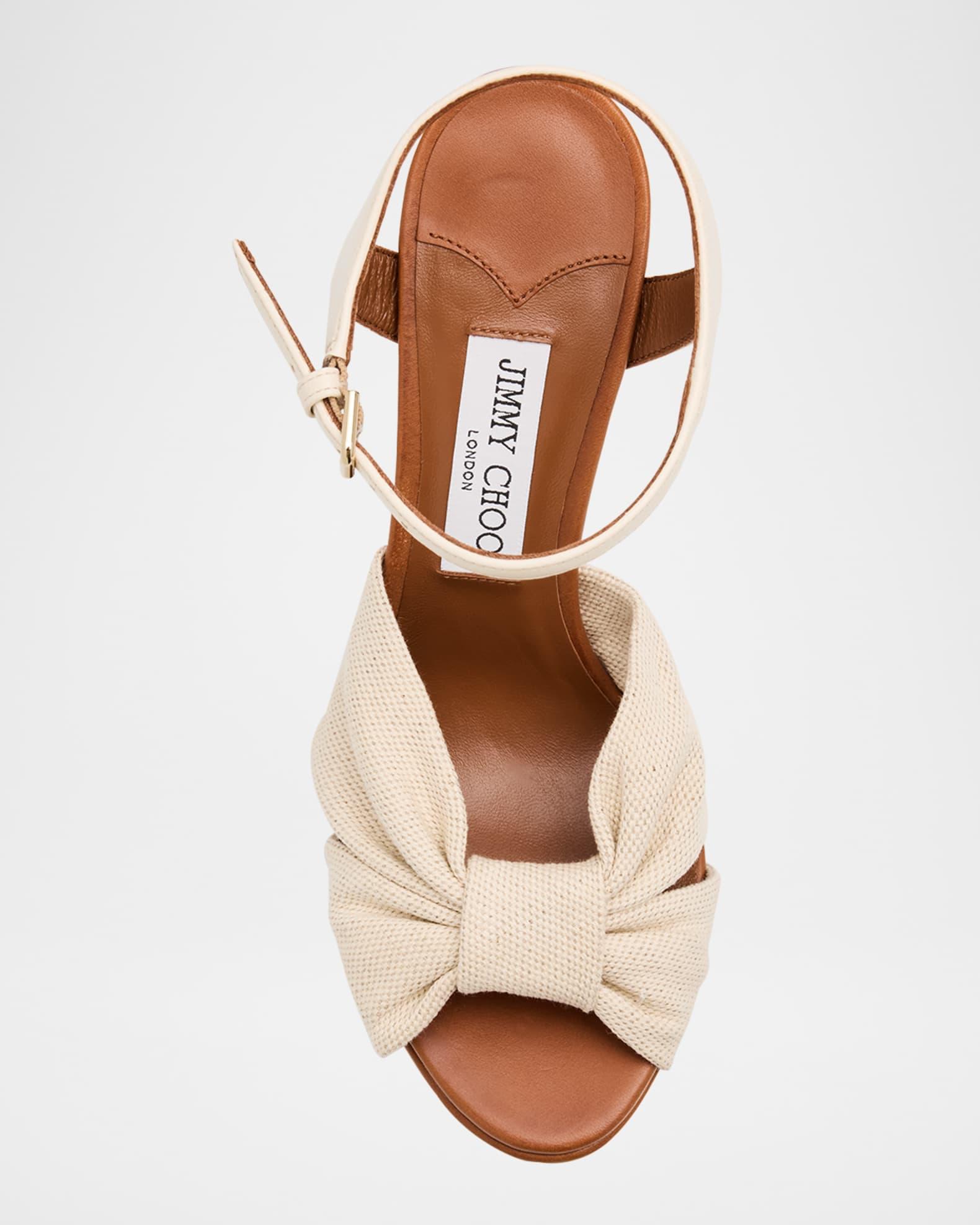 Heloise 120 Vacchetta Ankle-Strap Platform Sandals Product Image