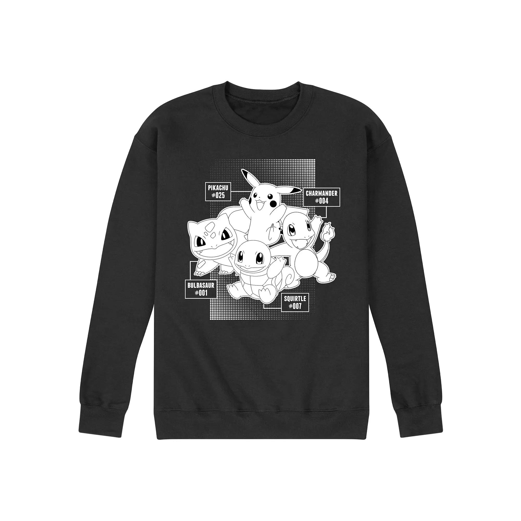 Men's Pokemon Labels Fleece,  Product Image