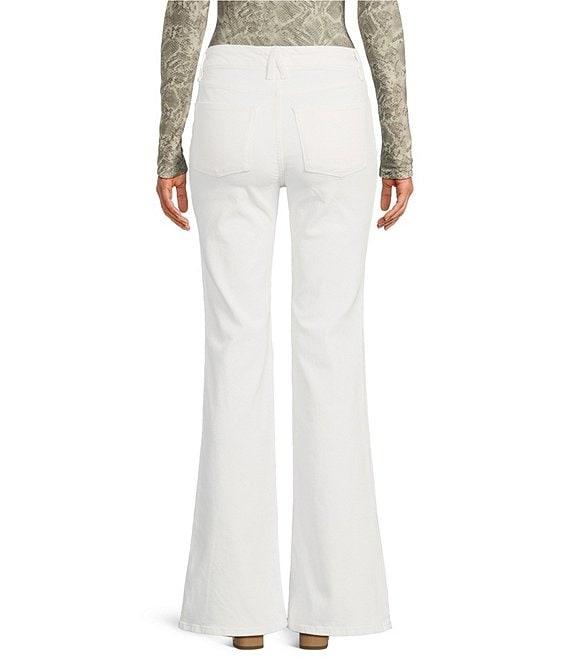 Good American Good Legs Mid Rise Flare Jeans Product Image