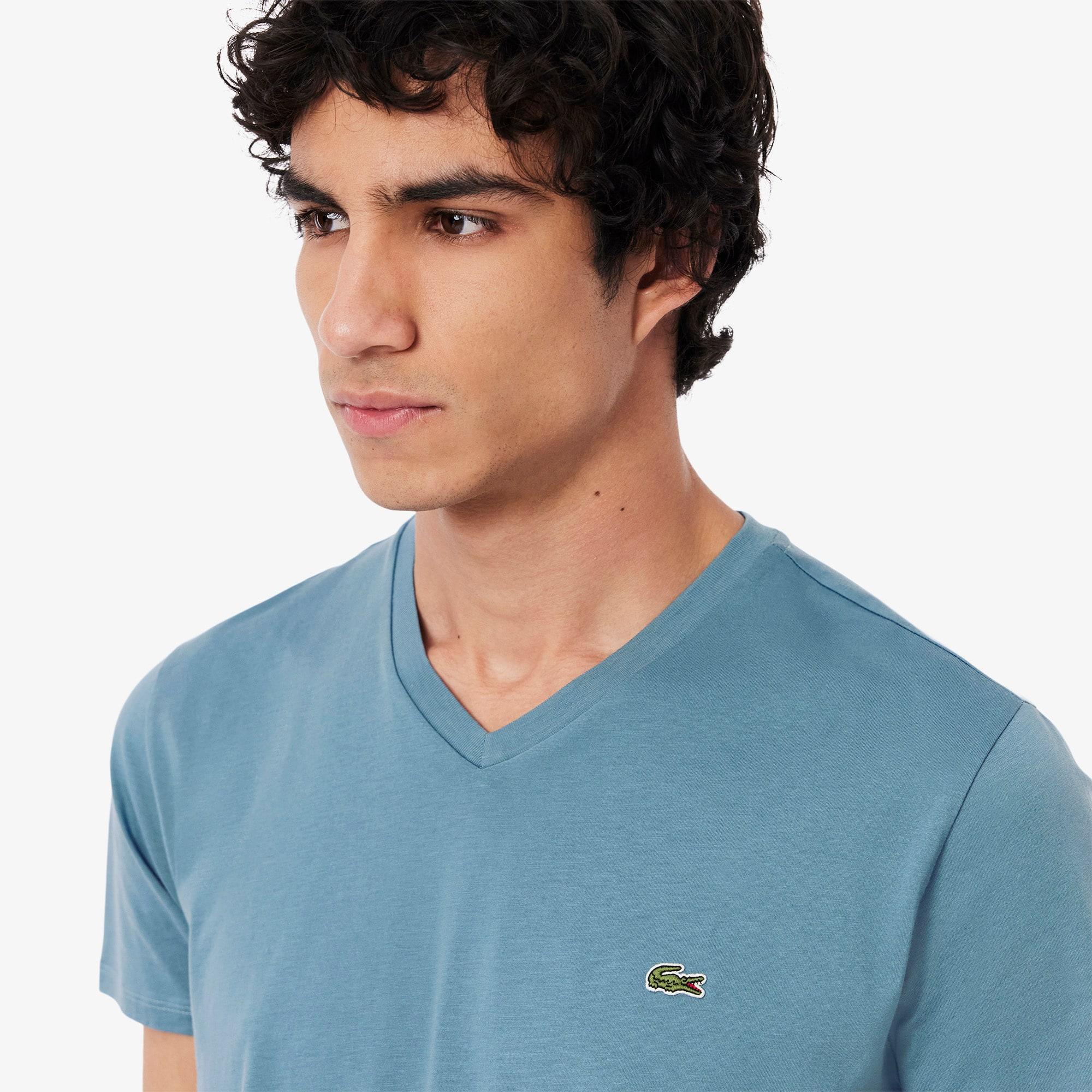 Men's Lightweight Pima Cotton V-Neck T-Shirt Product Image
