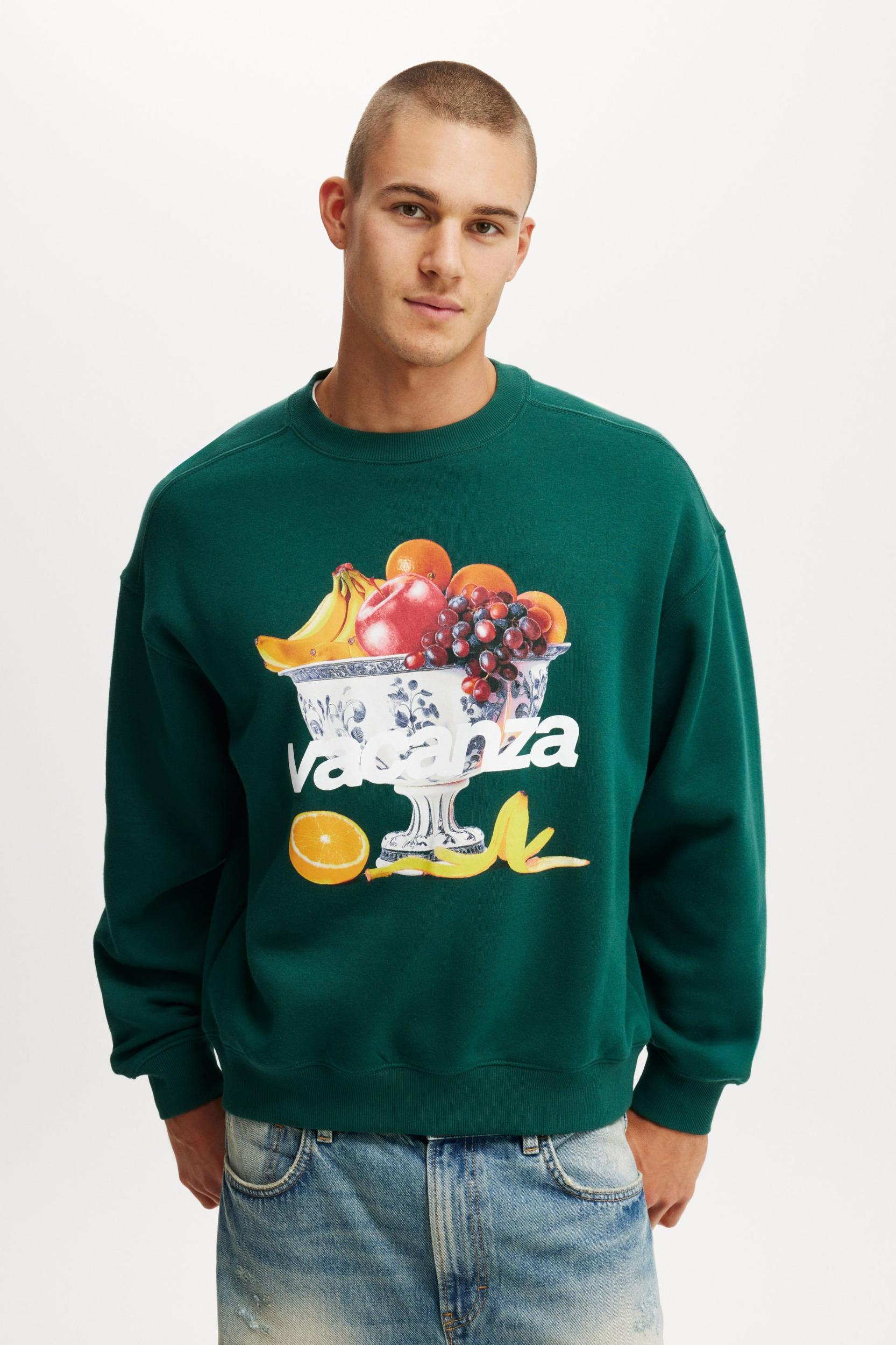 Cotton On Men - Box Fit Graphic Crew Sweater Product Image