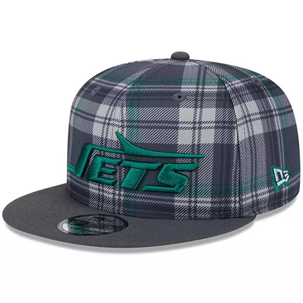 Men's New Era Gray New York Jets 2024 Sideline Statement 9FIFTY Snapback Hat, Grey Product Image