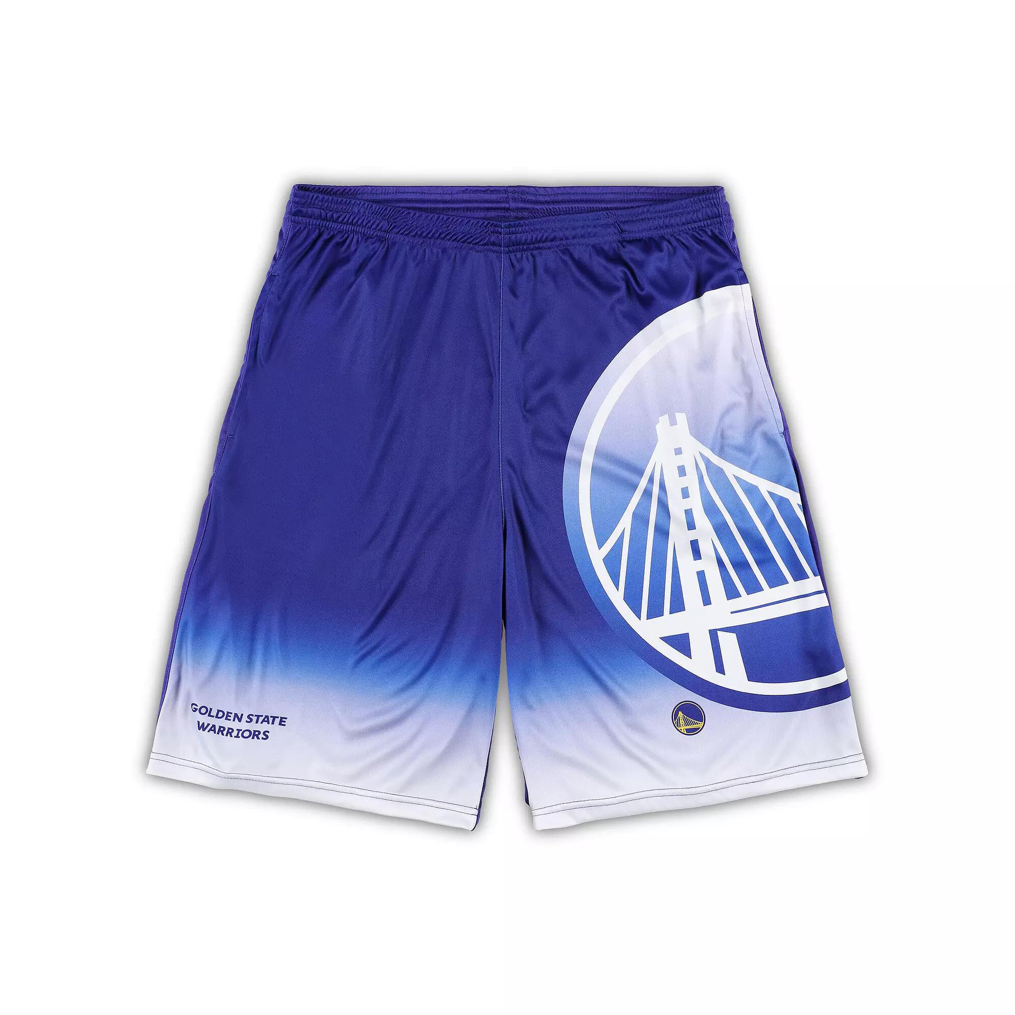 Men's Fanatics Branded Royal Golden State Warriors Big & Tall Graphic Shorts,  Product Image