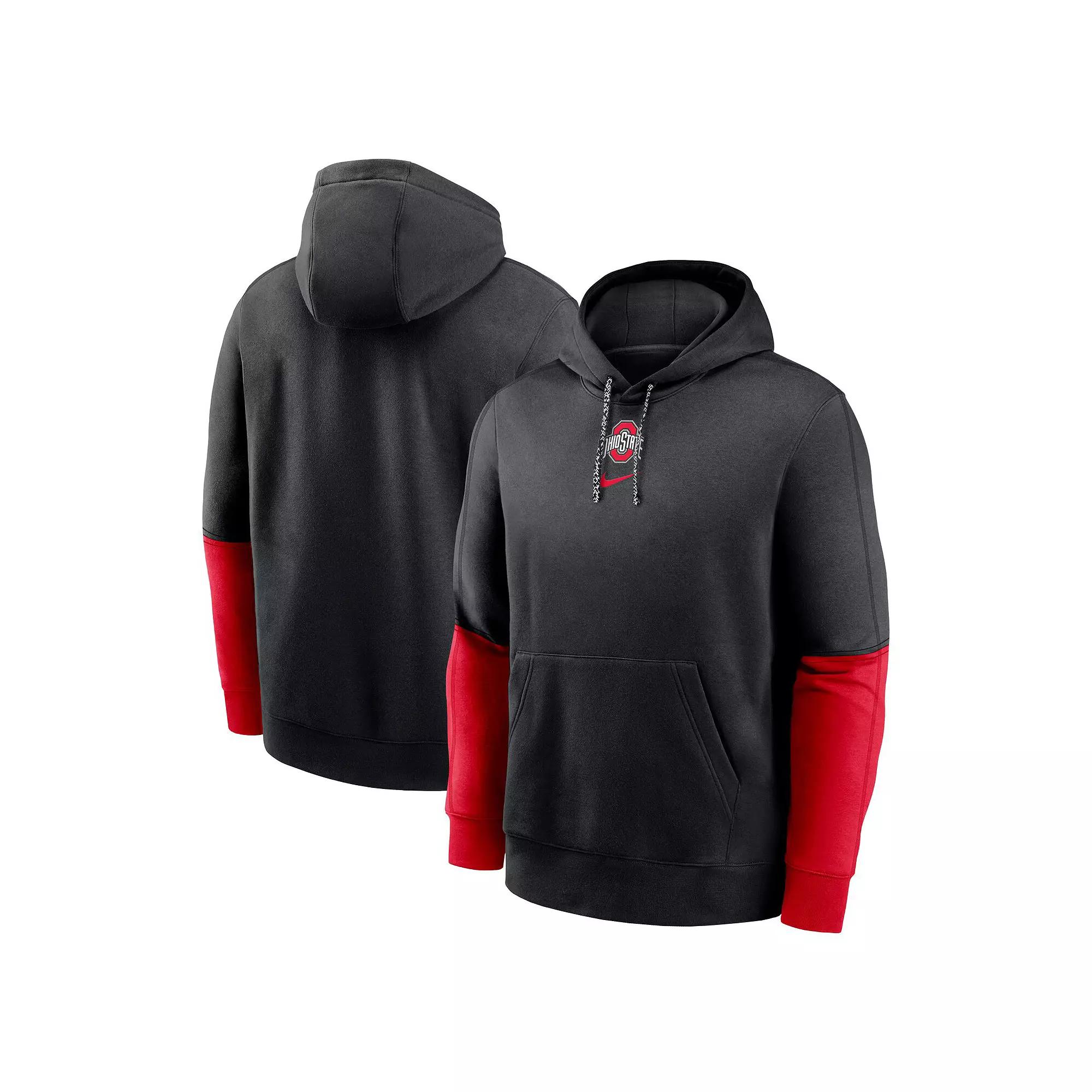 Men's Nike Navy/Red Arizona Wildcats Sideline Club Pullover Hoodie,  Product Image